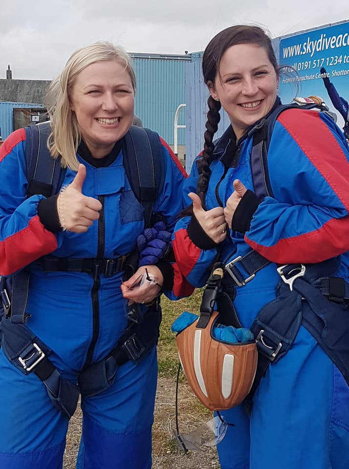 Charity skydive raises over £1000 for the Butterwick Hospice 22 skydive 3